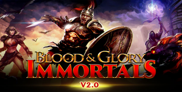 blood glory immortals cover