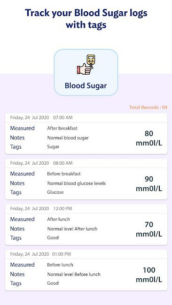 Glucose: Blood Sugar Logs (PRO) 1.16 Apk for Android 4