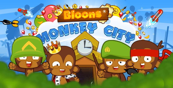 bloons monkey city android games cover