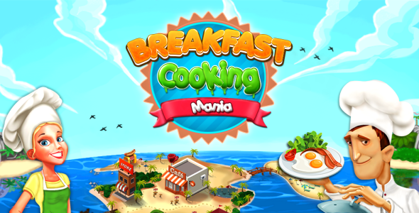 breakfast cooking mania android cover