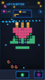 Brick Breaker: Neon-filled hip hop! Monster ball 1.0.23 Apk + Mod for Android 4