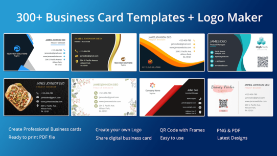 Business Card Maker, Visiting (PRO) 10.2 Apk for Android 1