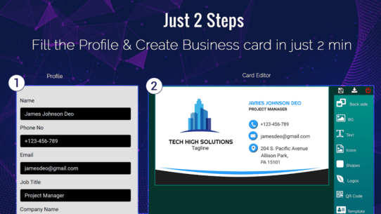 Business Card Maker, Visiting (PRO) 10.2 Apk for Android 2