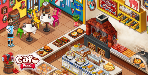 Cafe Panic: Cooking games 2.0.1 Apk + Mod for Android 1 cafe panic cooking restaurant cover