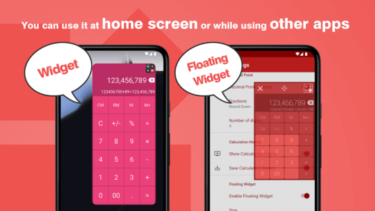 Calculator – Floating Widget (PRO) 2.4.8 Apk for Android 2