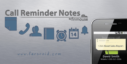 call reminder notes cover