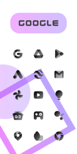 CHIC DARK Icon Pack 1.9 Apk for Android 1