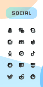 CHIC DARK Icon Pack 1.9 Apk for Android 3