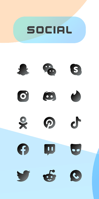 CHIC DARK Icon Pack 1.7 Apk for Android 3