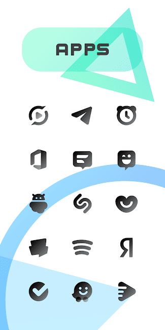 CHIC DARK Icon Pack 1.7 Apk for Android 4