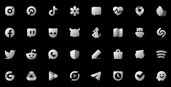 CHIC LIGHT Icon Pack 1.9 Apk for Android 1 chic light icon pack cover