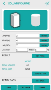 Civil: Concrete Calculator (PRO) 1.6 Apk for Android 5