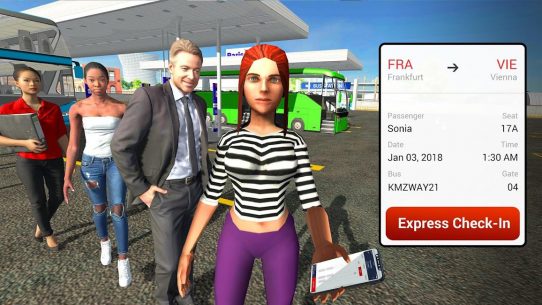 Coach Bus Driving Simulator 4.9 Apk + Mod for Android 3