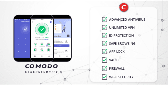 Comodo Security Antivirus VPN 5.2.0071 Apk + Mod for Android 1 comodo mobile security cover