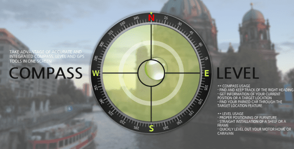 compass level gps full android cover