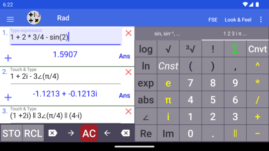 Complex Number Calculator PRO 1.1.1 Apk for Android 2