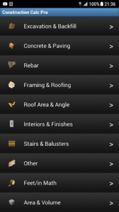 Construction Calculator Pro 6.98 Apk for Android 1