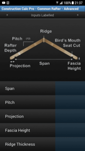 Construction Calculator Pro 6.98 Apk for Android 4