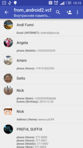 Contacts VCF — Backup & Share 5.0.70 Apk for Android 1