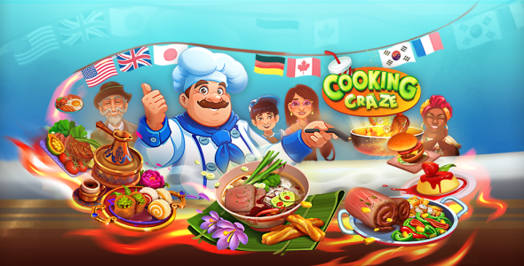 cooking craze android games cover