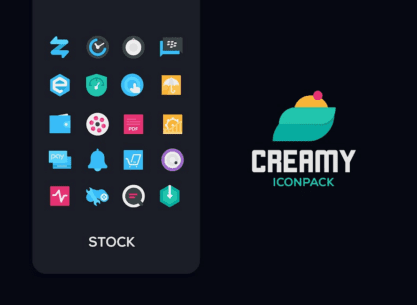 Creamy Icon pack (PRO) 4.1 Apk for Android 4