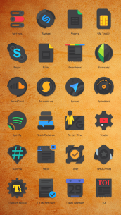 Crispy Dark Icon Pack 4.5.0 Apk for Android 4