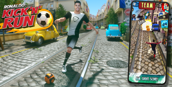 cristiano ronaldo kick n run games cover