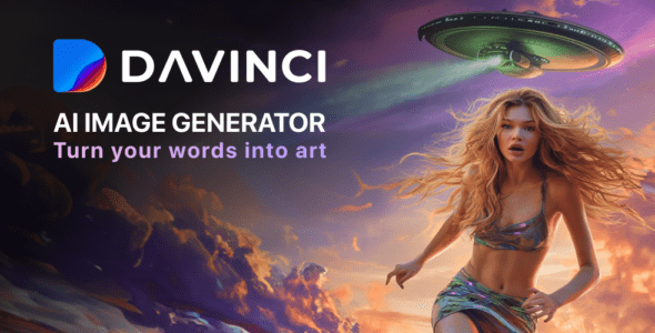 DaVinci - AI Image Generator (PREMIUM) 4.0.0 Apk for Android 1 davinci image generator cover