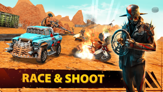 Dead Paradise Car Race Shooter 2.4 Apk + Mod for Android 2