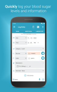 Diabetes:M – Blood Sugar Diary (PREMIUM) 9.0.7 Apk for Android 2