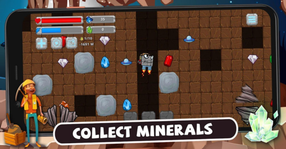 Digger Machine: find minerals 2.9.0 Apk + Mod for Android 1