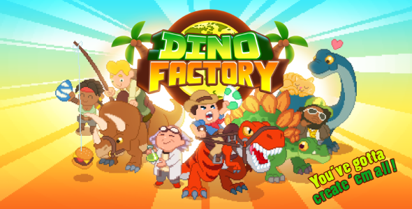Dino Factory 1.4.3 Apk + Mod for Android 1 dino factory android games cover