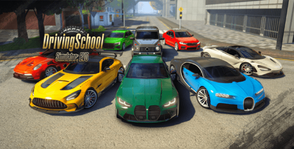 Driving School Simulator : EVO 1.62.5 Apk + Mod for Android 1 driving school simulator evo cover