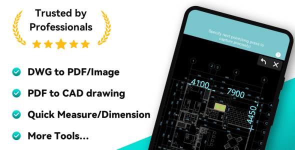 DWG FastView-CAD Viewer&Editor (PREMIUM) 5.9.9 Apk for Android 1 dwg fastview cad viewer editor cover