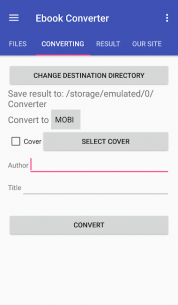 Ebook Converter (EPUB, MOBI, FB2, PDF, DOC, …) 1.13.1 Apk for Android 4