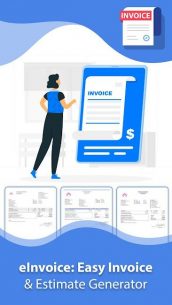 eInvoice: Easy Invoice & Estimate Generator (PRO) 1.5 Apk for Android 1