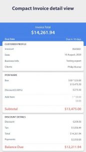 eInvoice: Easy Invoice & Estimate Generator (PRO) 1.5 Apk for Android 3