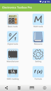 Electronics Toolbox Pro 5.4.70 Apk for Android 1