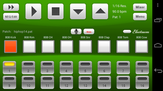 Electrum Drum Machine/Sampler 4.8.8 Apk for Android 1