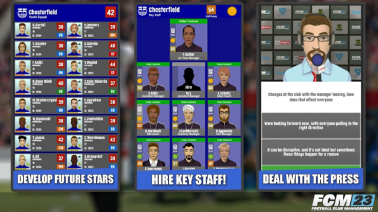 FCM23 Soccer Club Management 1.3.0 Apk + Mod for Android 4