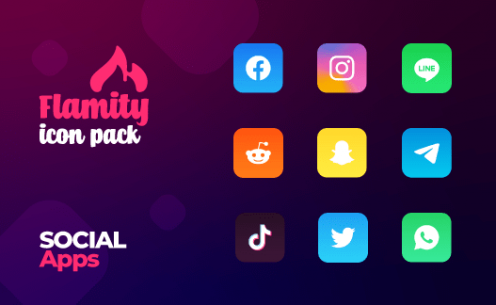 Flamity – Square Gradient Icon Pack 1.3.0 Apk for Android 4