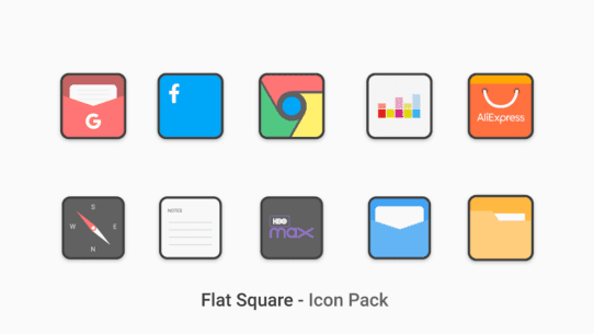 Flat Square – Icon Pack 9.4 Apk for Android 2