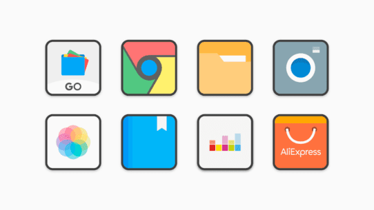 Flat Square – Icon Pack 9.4 Apk for Android 5