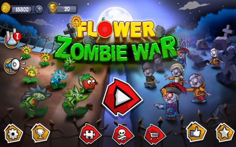 Flower Zombie War 1.6.6 Apk + Mod for Android 1