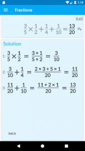 Fractions – calculate and compare (PRO) 2.10 Apk for Android 2