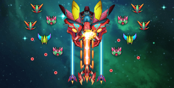 Galaxy Invader: Alien Shooting 2.9.45 Apk + Mod for Android 1 galaxy invaders alien shooter cover