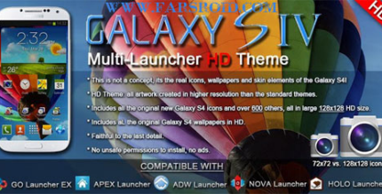 galaxy s4 hd multi launcher theme cover