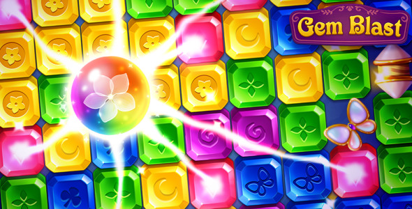 gem blast magic match puzzle cover