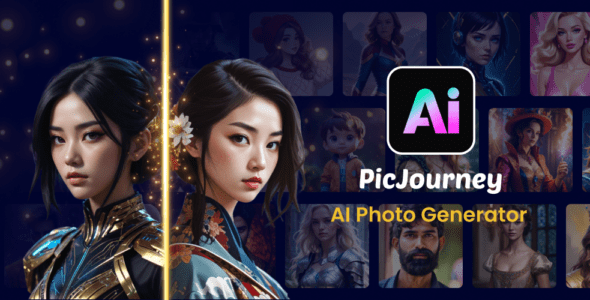 AI Photo Generator: PicJourney (PREMIUM) 1.3.2 Apk for Android 1 ghibli studio art picjourney cover