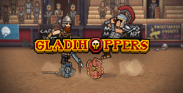 Gladihoppers - Gladiator Fight 3.0.4 Apk + Mod for Android 1 gladihoppers android cover